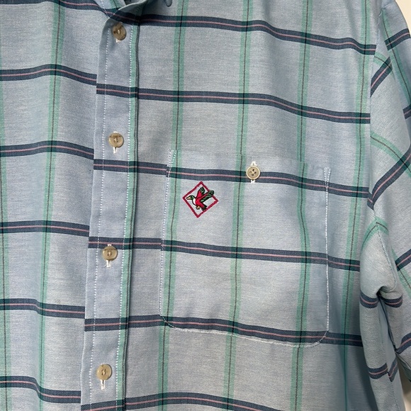 Vtg Saddlebrook Shirt with Mallard embroidered pocket - Picture 2 of 12